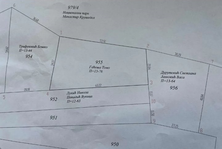 Prodajem zemljiste Krušedol-Irig