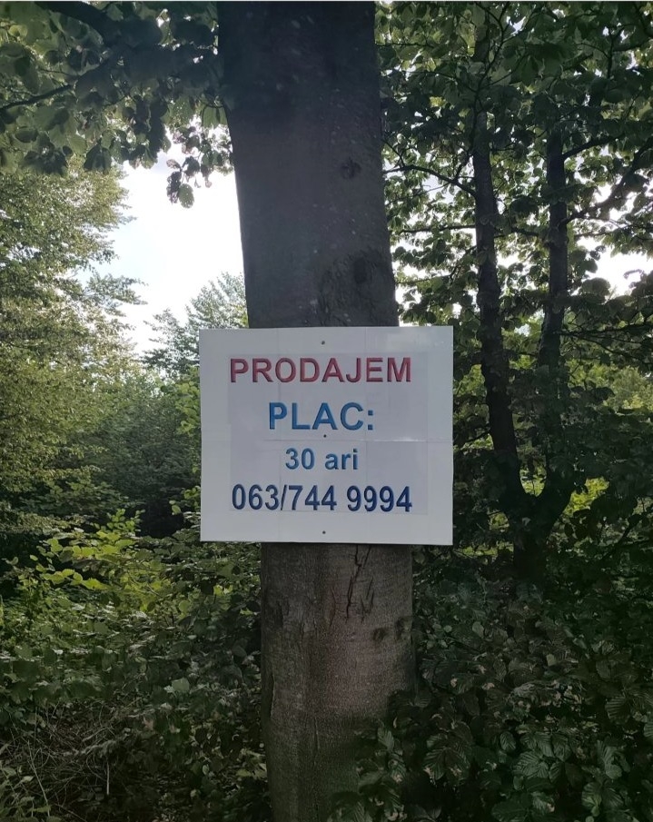 Prodajem plac na planini Goč