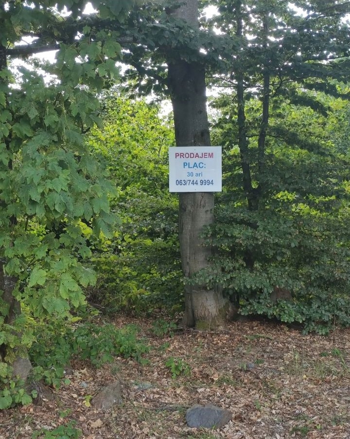 Prodajem plac na planini Goč