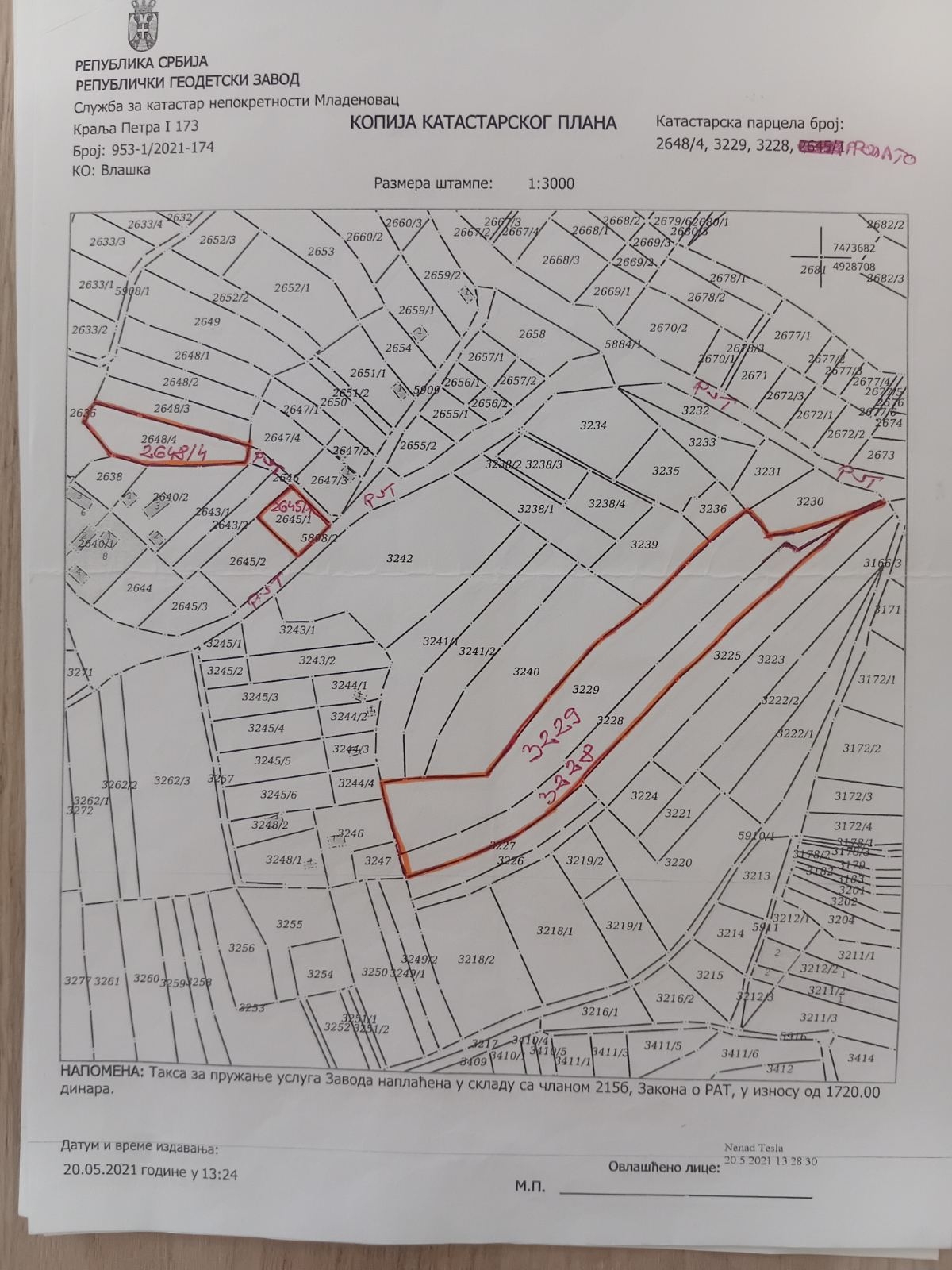 Placevi na prodaju Mladenovac-Vlaška