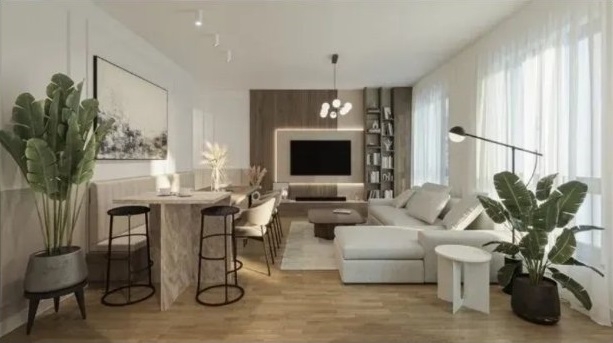 Ledine-novogradnja! Stan 70m2+70m2 terasa/dvoriste