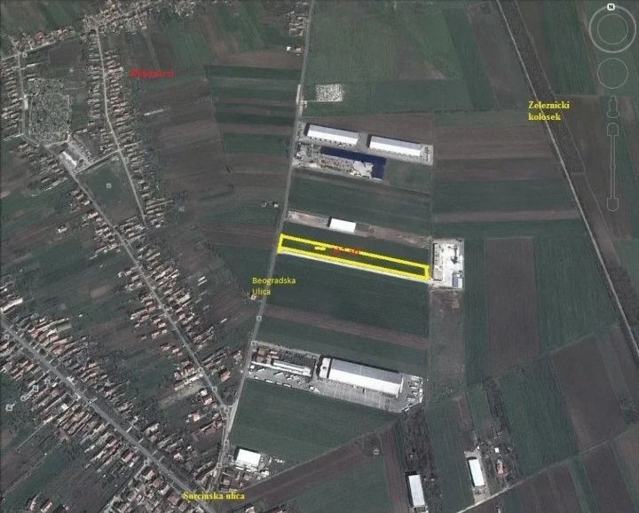 Dobanovci-gradjevinsko zemljiste 117 ara