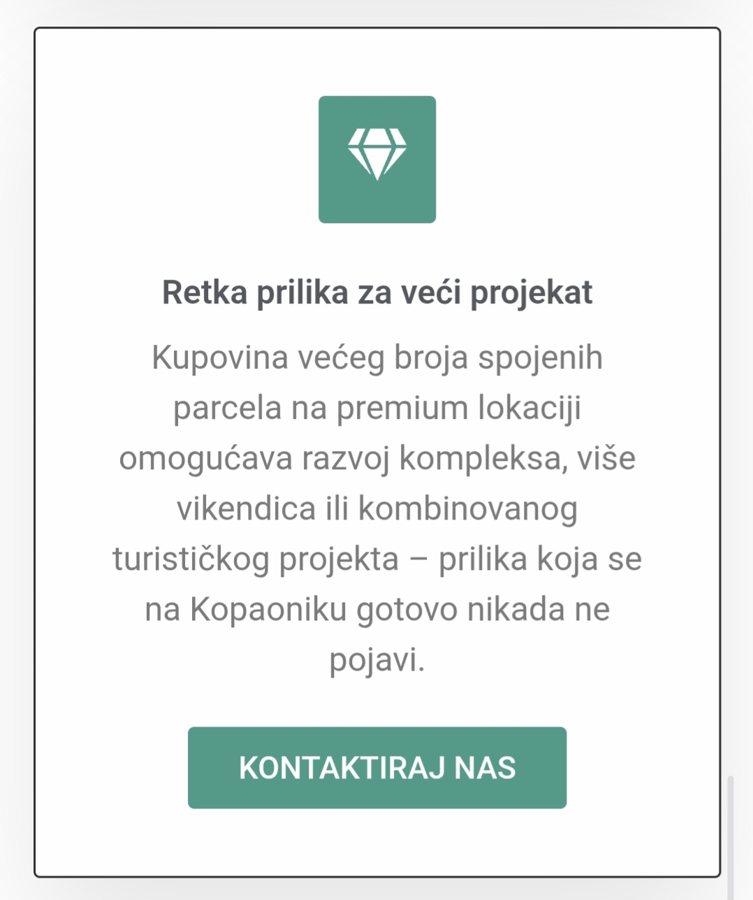 Prodajem plac na Kopaoniku