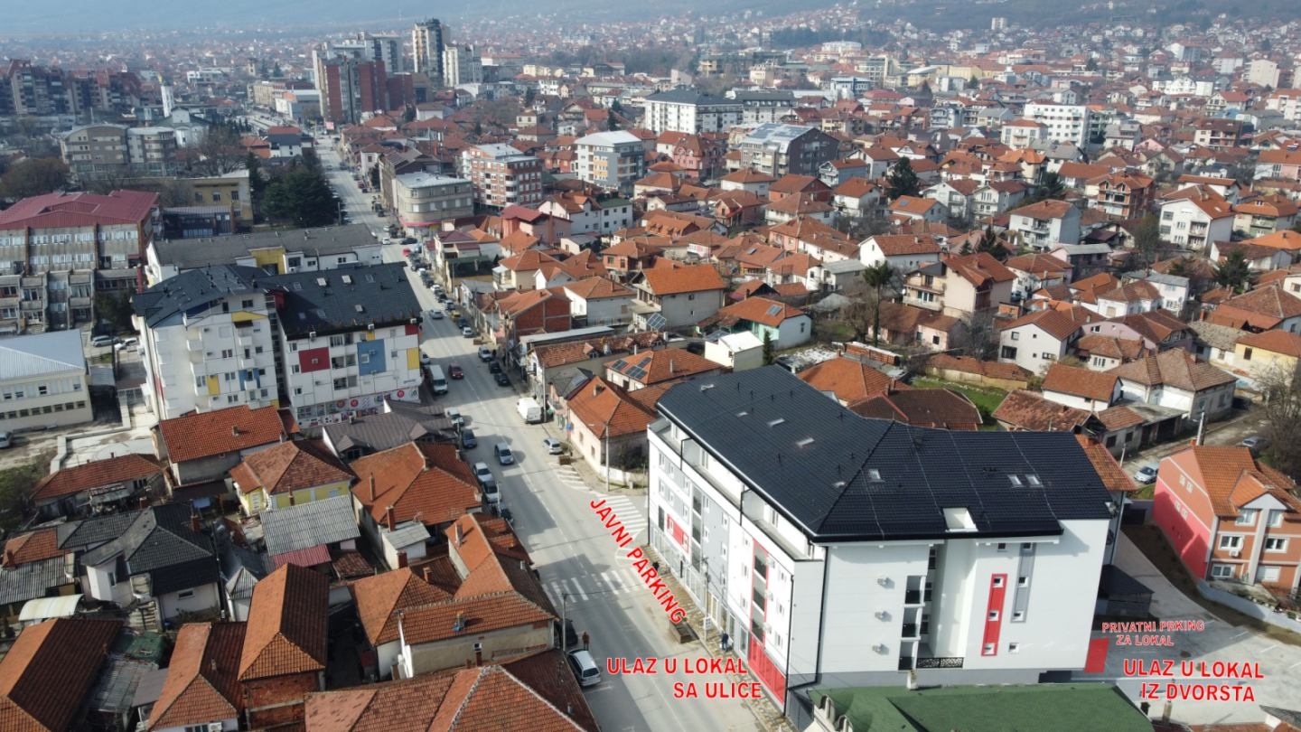 Izdaje se lokal od 180m2 u Vranju