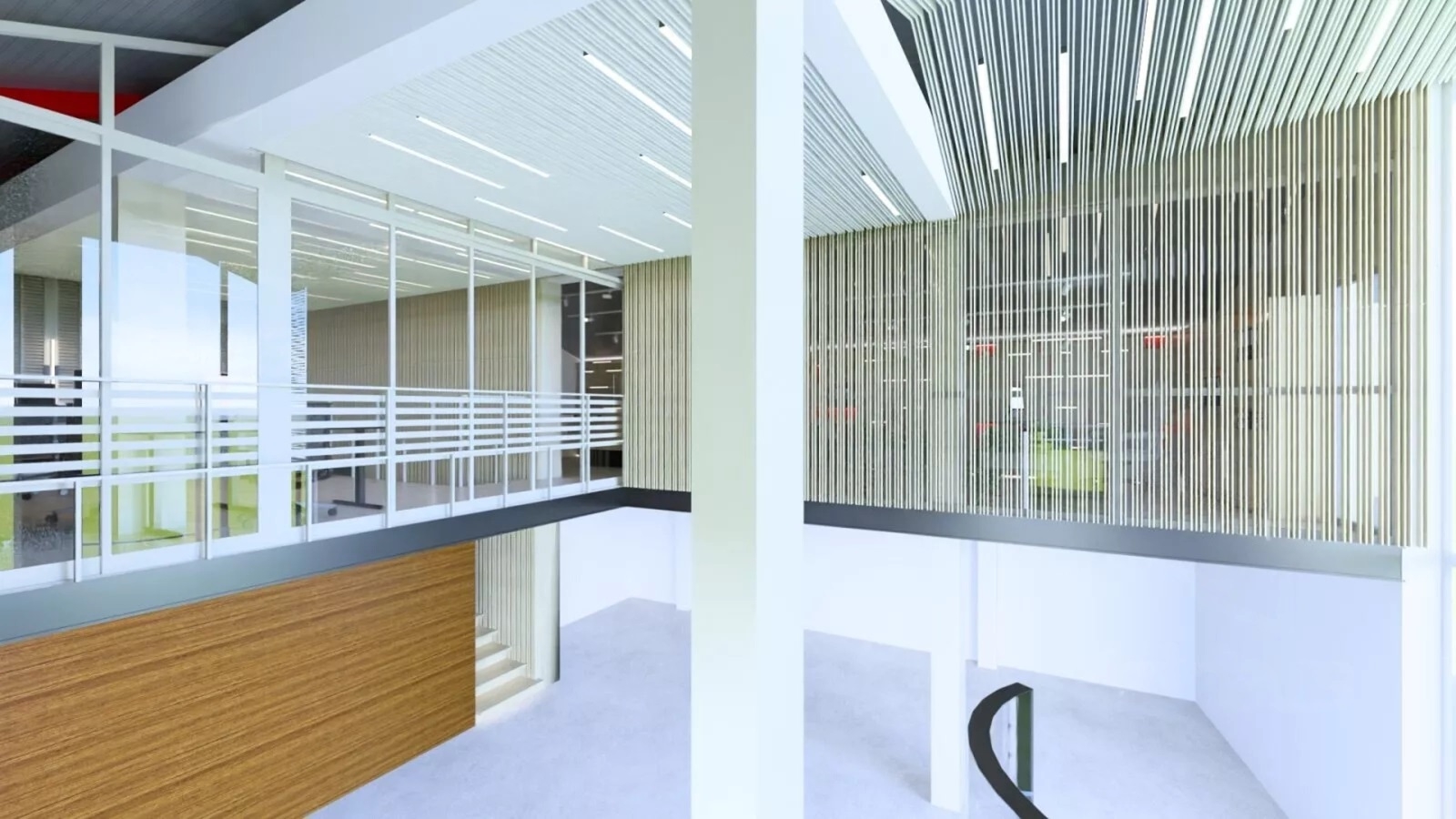 Prizemlje i galerija hale