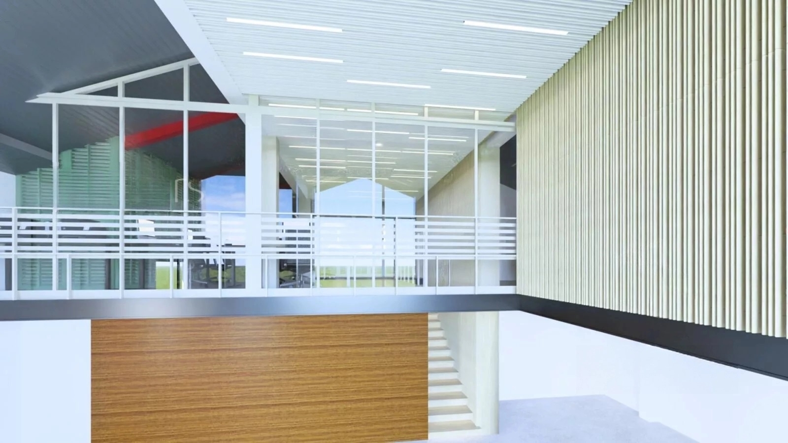 Prizemlje i galerija hale