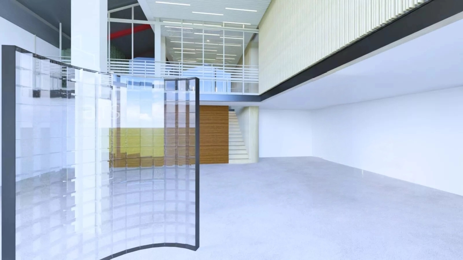 Prizemlje i galerija hale