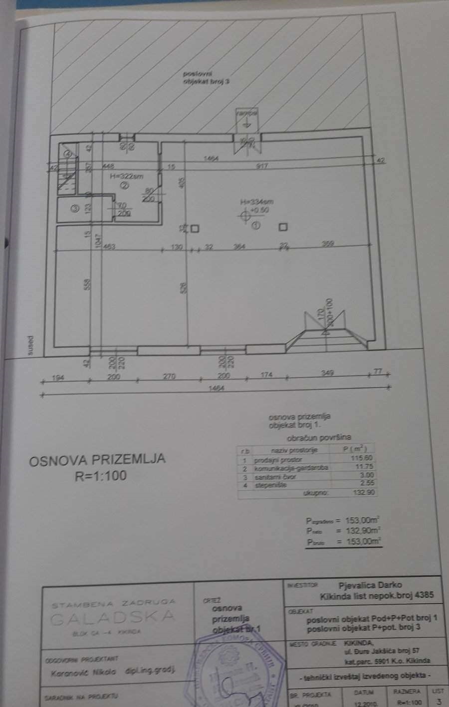 Izdaje se poslovni prostor u Kikindi