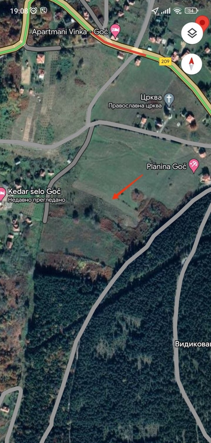 Prodajem plac na planini Goč